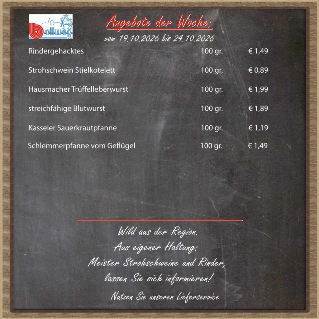 Angebot der Woche